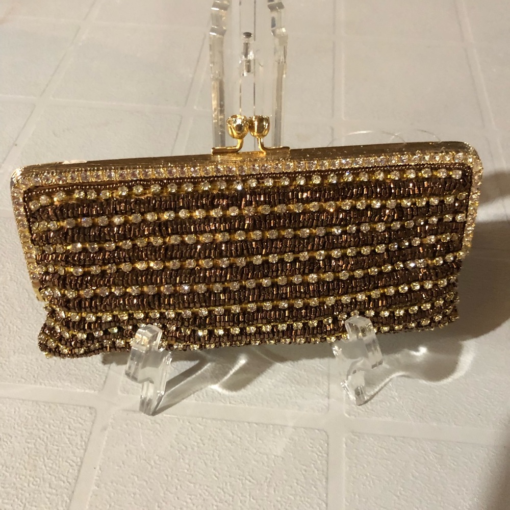 Rhinestone Clutch Purse